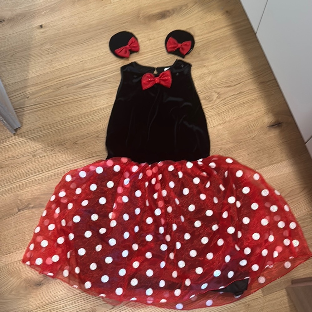 Disney Black and Red Minnie Mouse Adult Costume